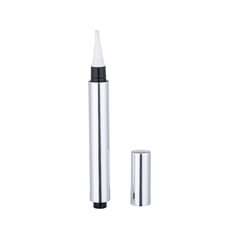 3ml aluminum click lip gloss pen applicator